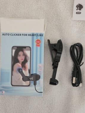 Universal Auto Clicker Phone Clip - Black